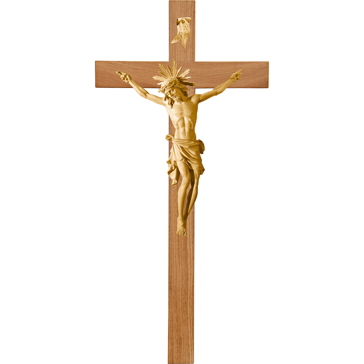 Corpus Pisa on oak cross simple wide