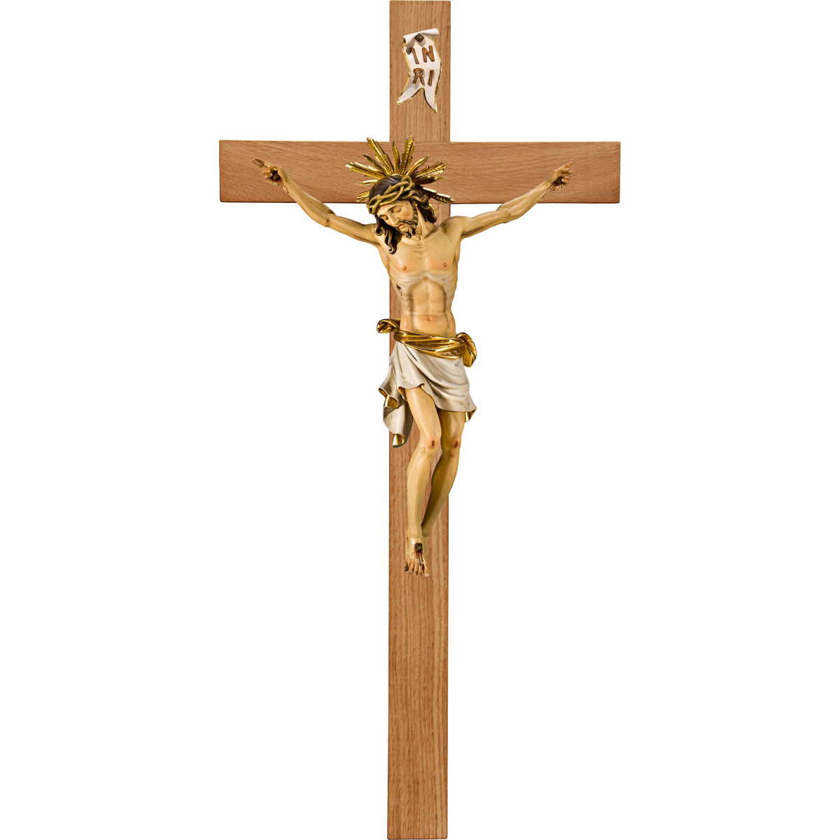 Corpus Pisa on oak cross simple wide