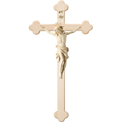 Cristo Pisa em cruz barroca