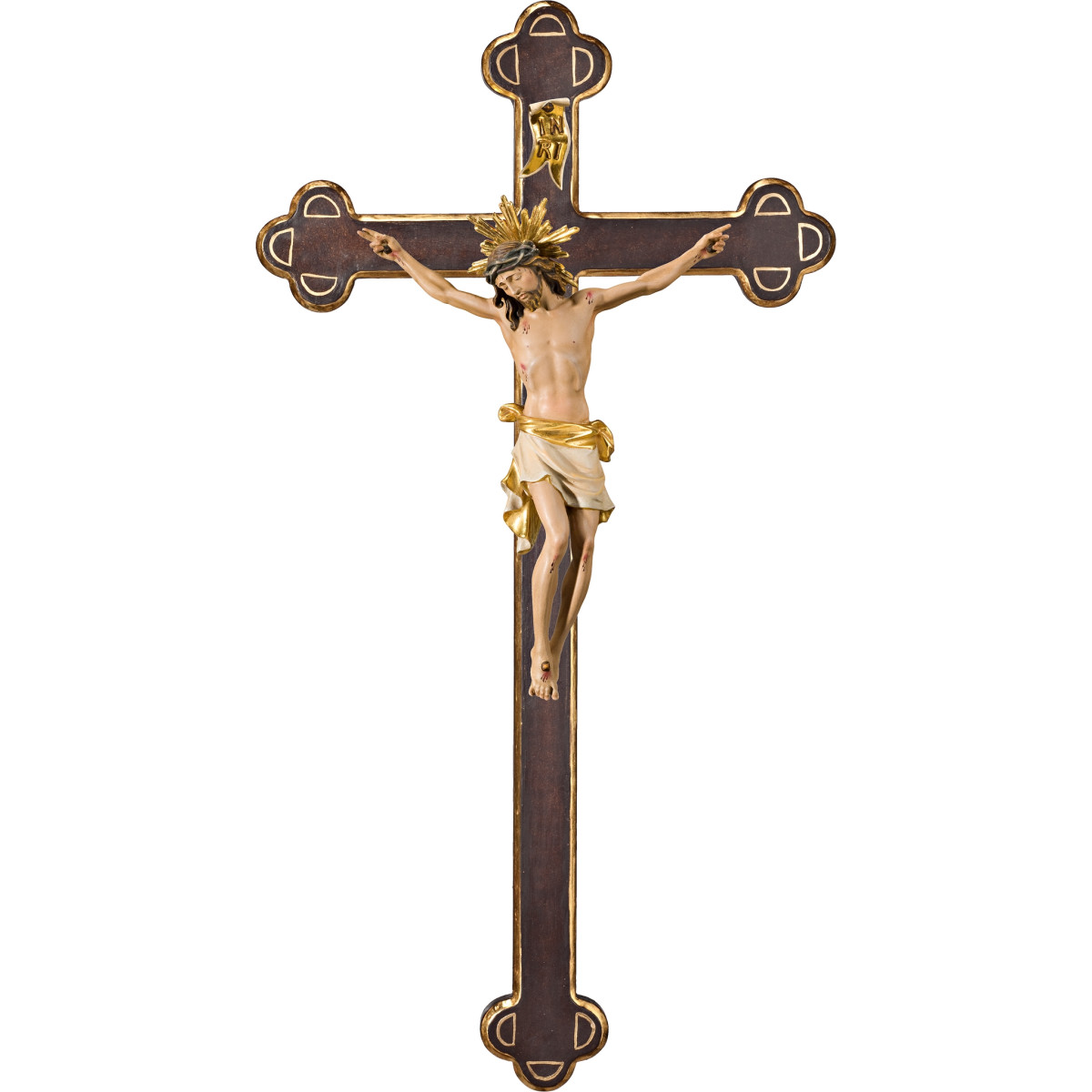 Corpus Pisa on baroque cross