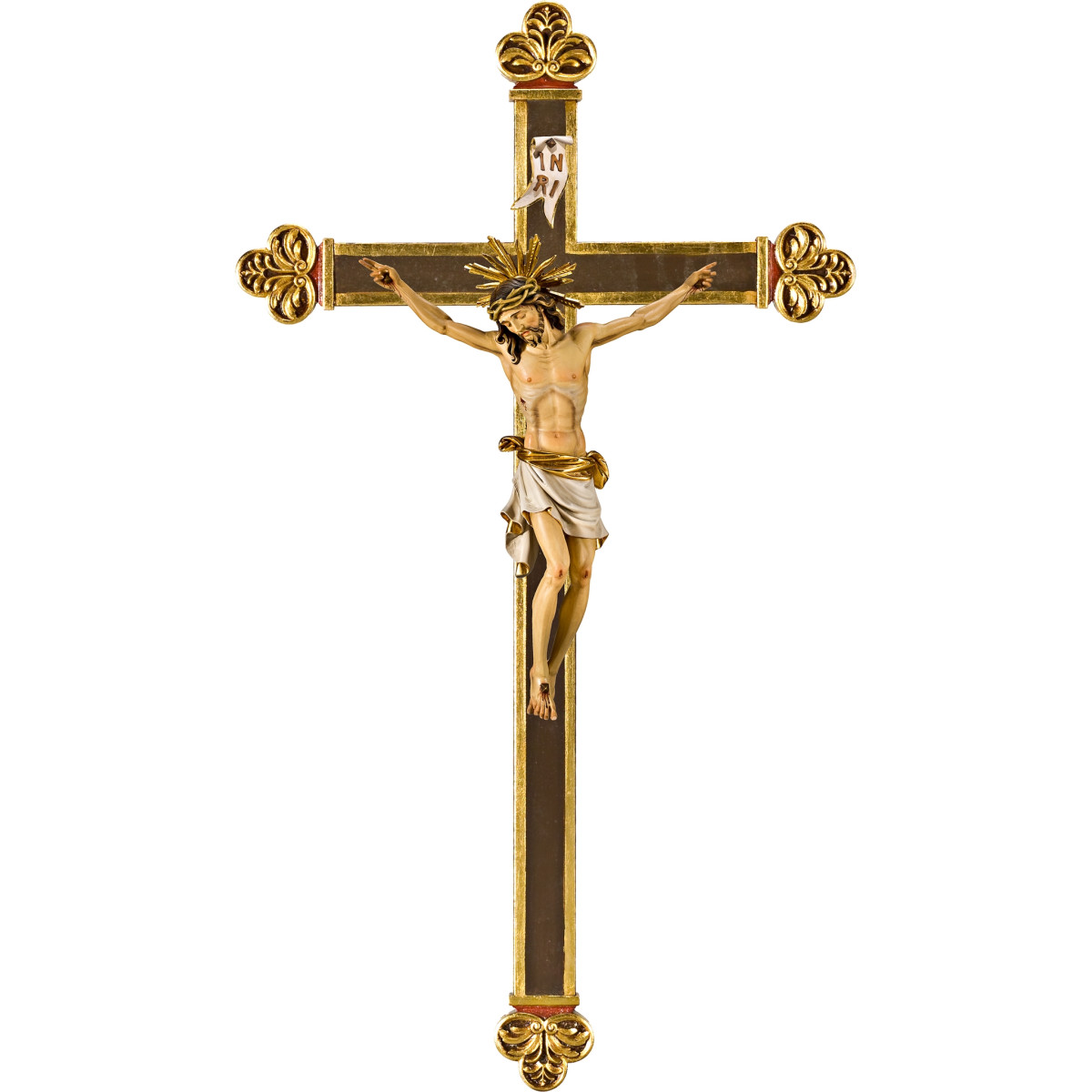 Corpus Pisa on baroque cross