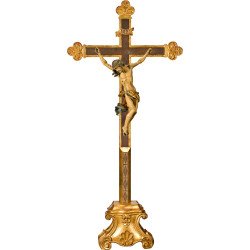 Corpus Baroque on cross baroque on pedestal