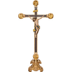 Cristo Barroco em pedestal com Evangelistas