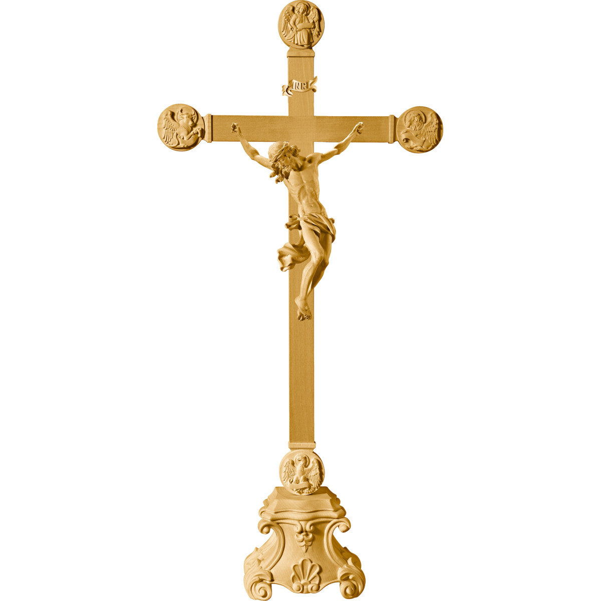 Corpus Baroque on pedestal with Evangelists