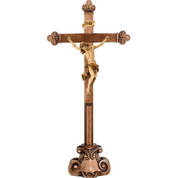 Corpus Baroque on cross baroque on pedestal