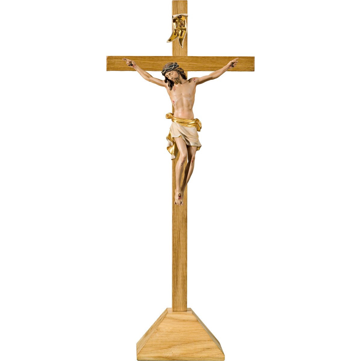 Cristo Pisa em pedestal