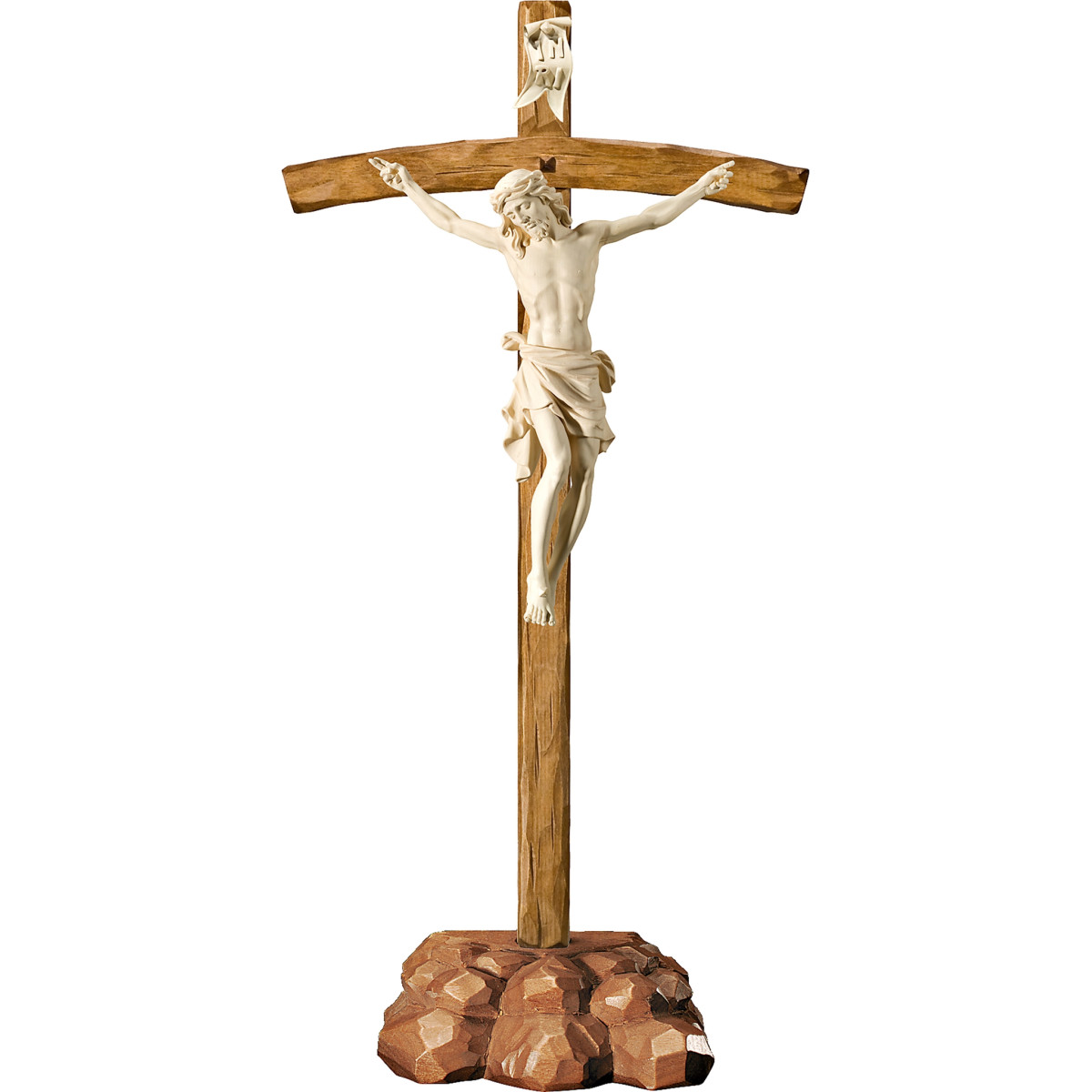 Cristo Pisa em pedestal