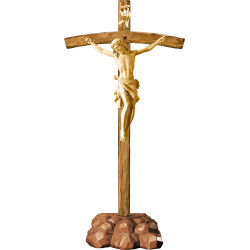 Cristo Pisa em pedestal
