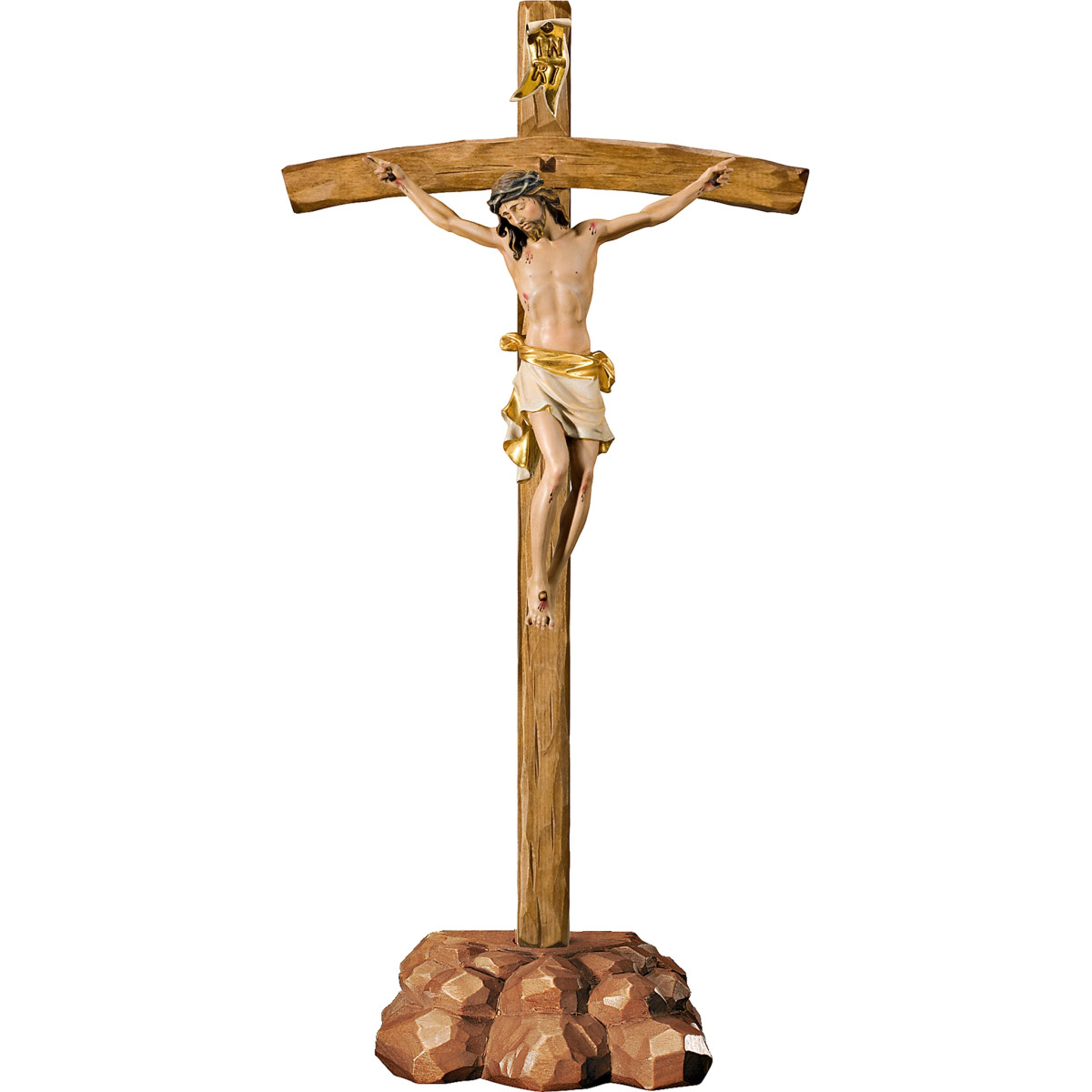 Cristo Pisa em pedestal