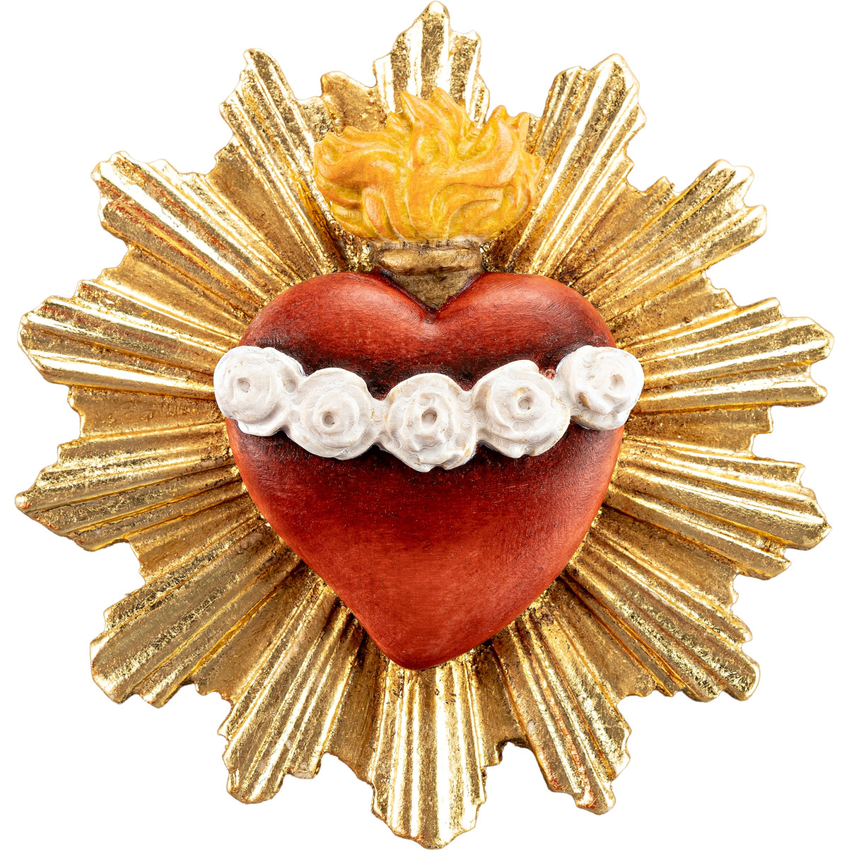 Sagrado Coração de Maria com auréola