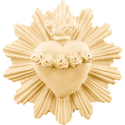 Sagrado Coração de Maria com auréola
