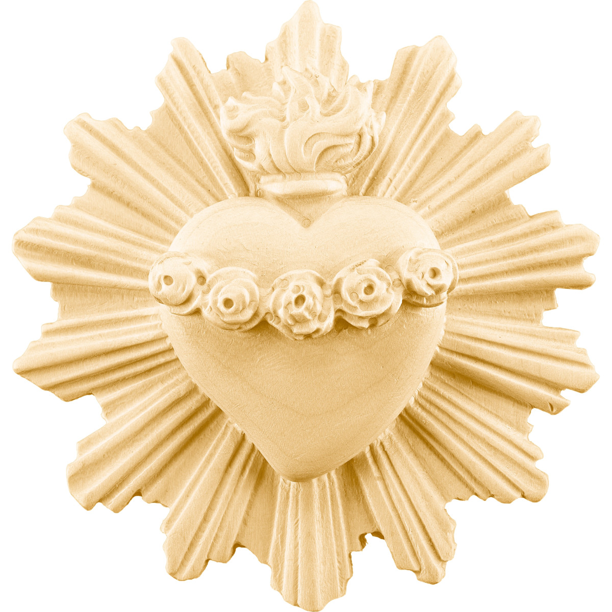 Sagrado Coração de Maria com auréola