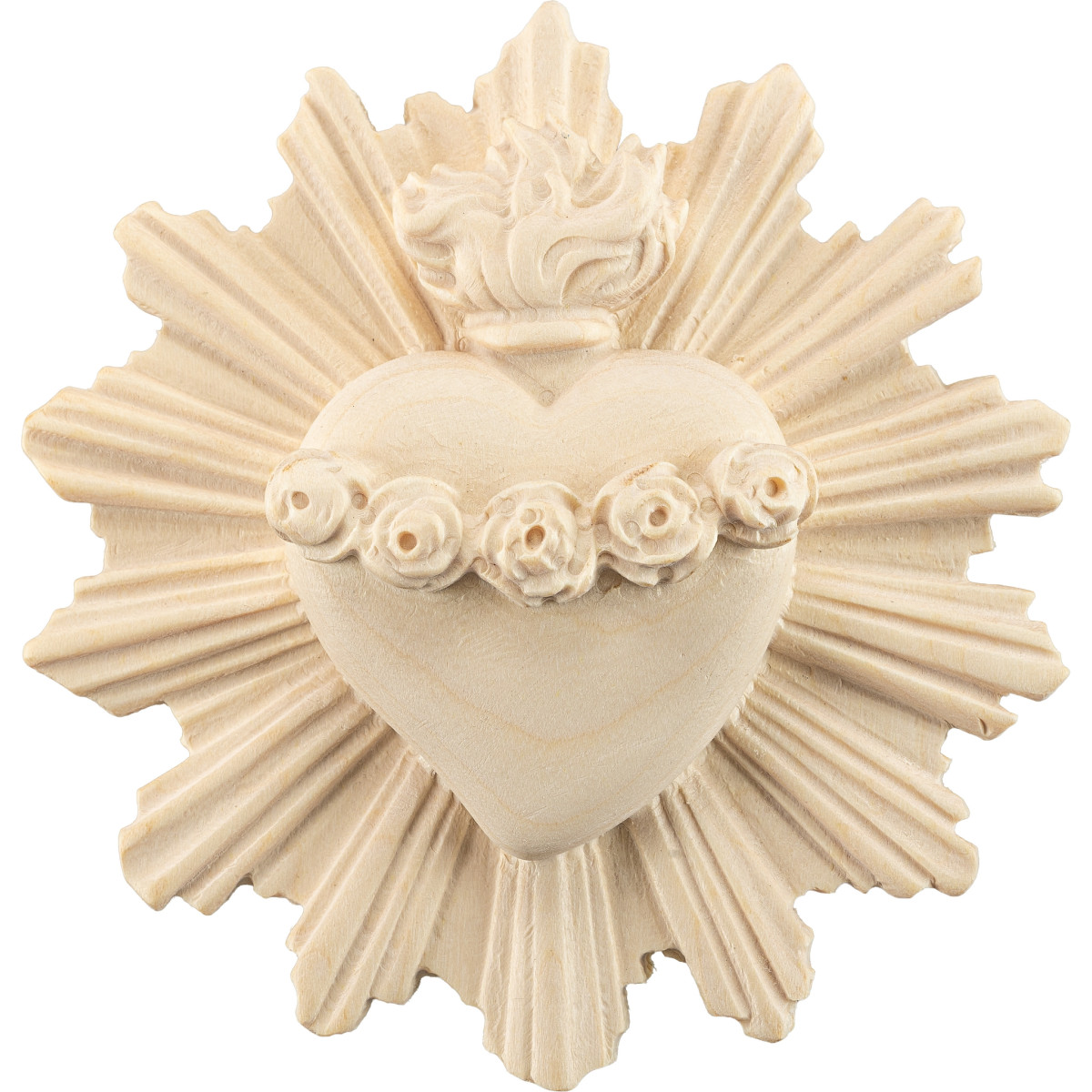 Sacrado Corazón de María con aureola