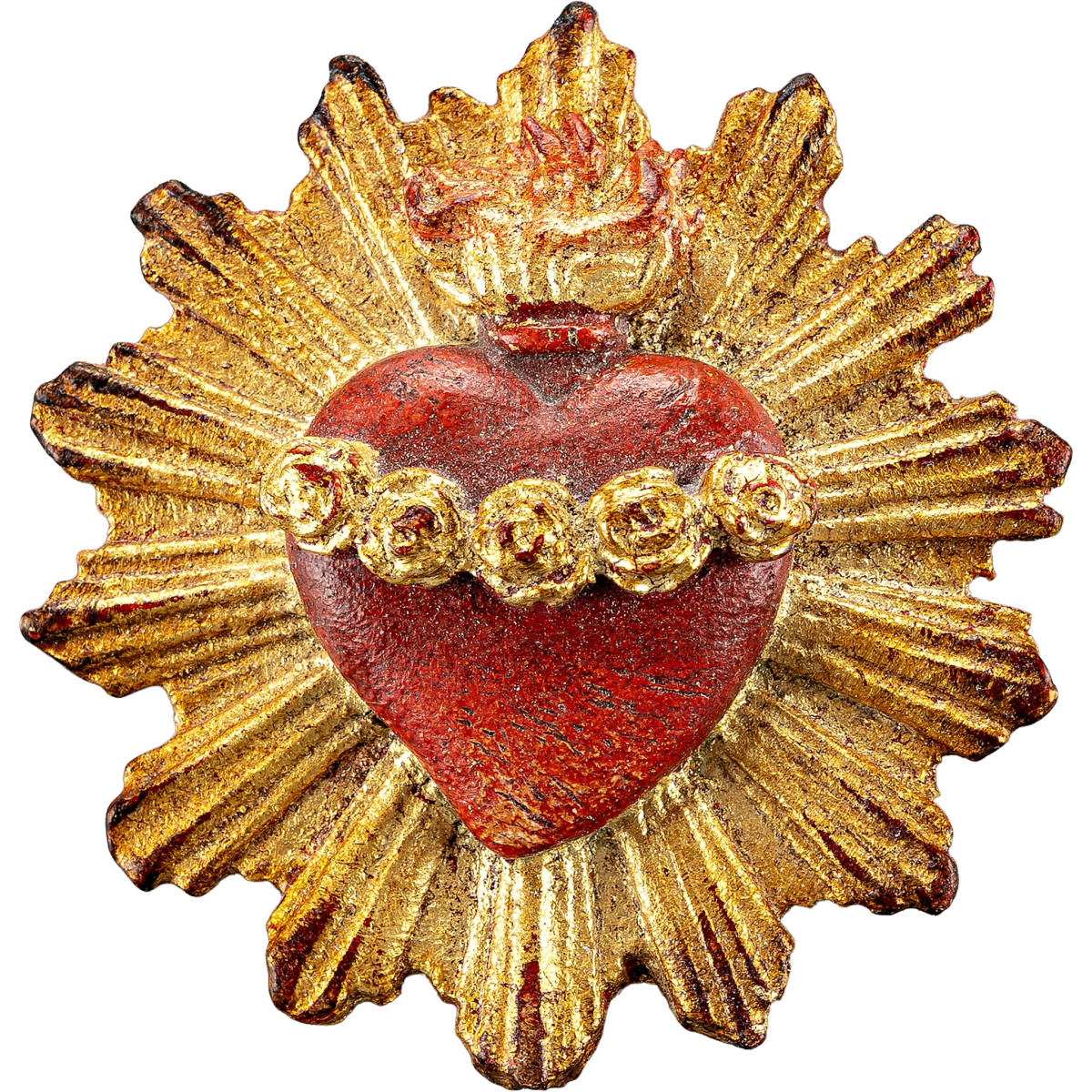 Sagrado Coração de Maria com auréola