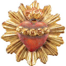 Sagrado Coração de Maria com auréola