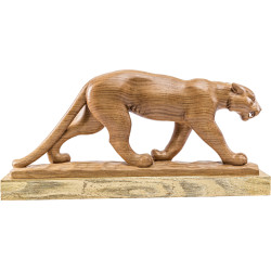 Panther Wood Carving | Bergland
