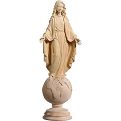 Blessed Virgin on globe