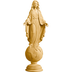 Immaculate Madonna on Globe | Bergland