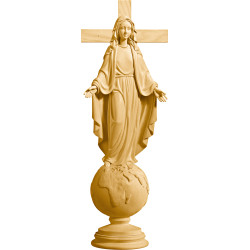 Madonna aller Völker aus Holz | Bergland