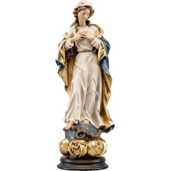 Blessed Virgin baroque on rose base