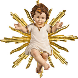 Jesuskind bekleidet mit Strahl