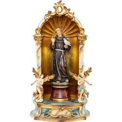 Hl. Franz mit Tauben Hausaltar | Bergland