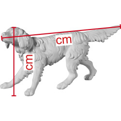 English Setter wooden sculpture