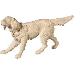 English Setter en madera tallada