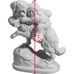 St. Bernard Dog Barry sculpture | Bergland