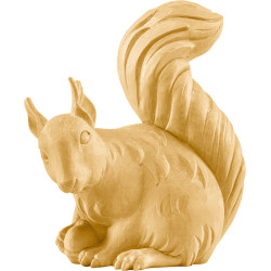 Crouching Squirrel Wood Carving | Bergland