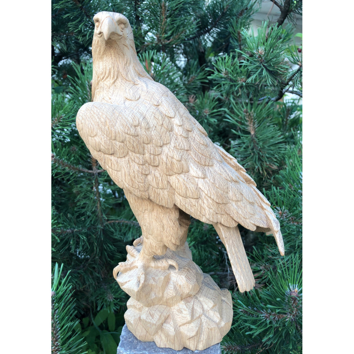 Golden Eagle Wood Carving | Bergland