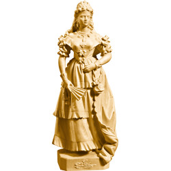 Kaiserin Elisabeth Sisi Holzstatue | Bergland