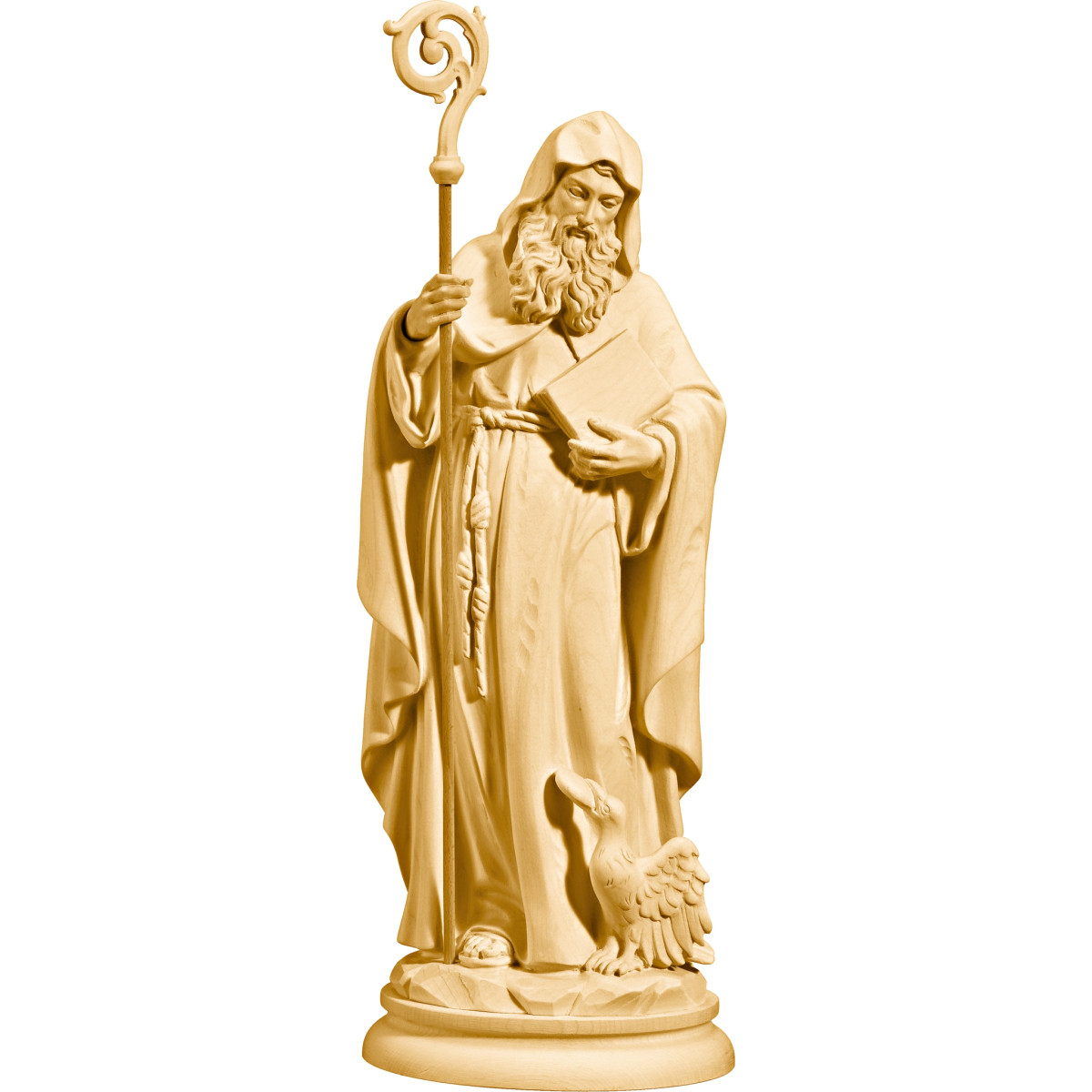 San Benedetto da Norcia - Scultura in legno Bergland