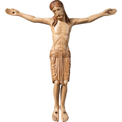 Romanesque Christ wood sculpture | Sacred art