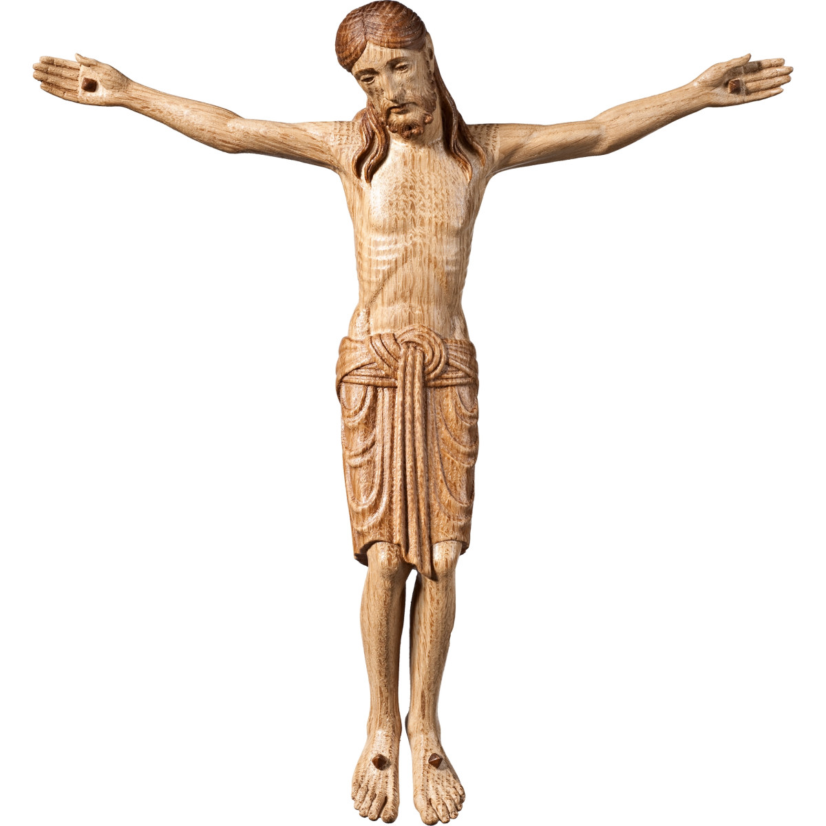 Romanesque Christ wood sculpture | Sacred art