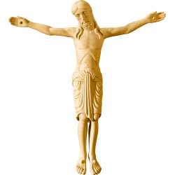 Cristo Romanico in legno | Arte sacra Bergland