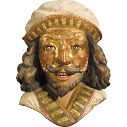 Brighella Maske aus Holz | Bergland