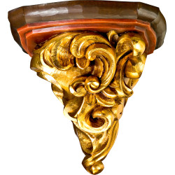 Corner console baroque