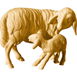 Schafgruppe stehend (ohne Sockel)