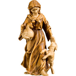 Pastora con cordero y pato