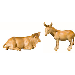 Ochs und Esel Original Bergland Krippe
