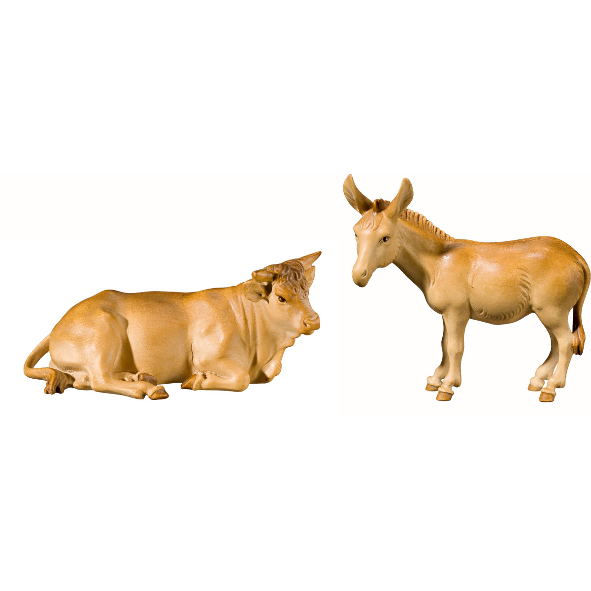 Ochs und Esel Original Bergland Krippe