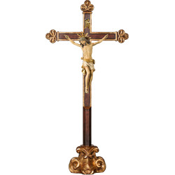 Corpus Pisa auf Standkreuz barock