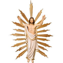 Resurrección de Cristo para pared con aureola
