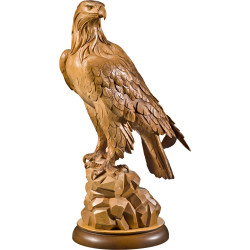 Águila real en madera | Bergland