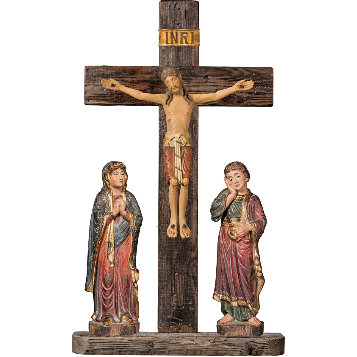 Crucifixión Románica en madera | Bergland