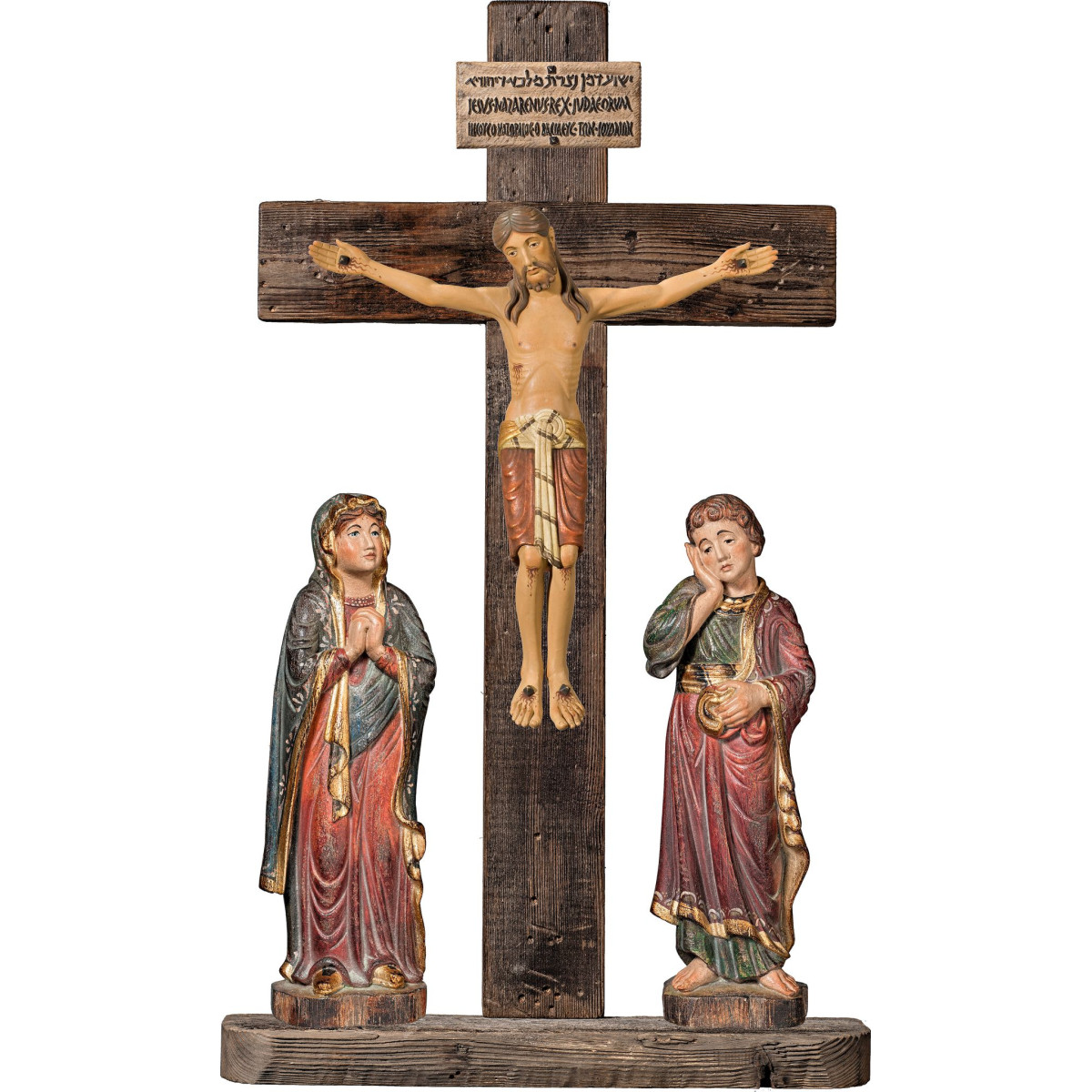 Crucifixión Románica con Titulus Crucis | Bergland
