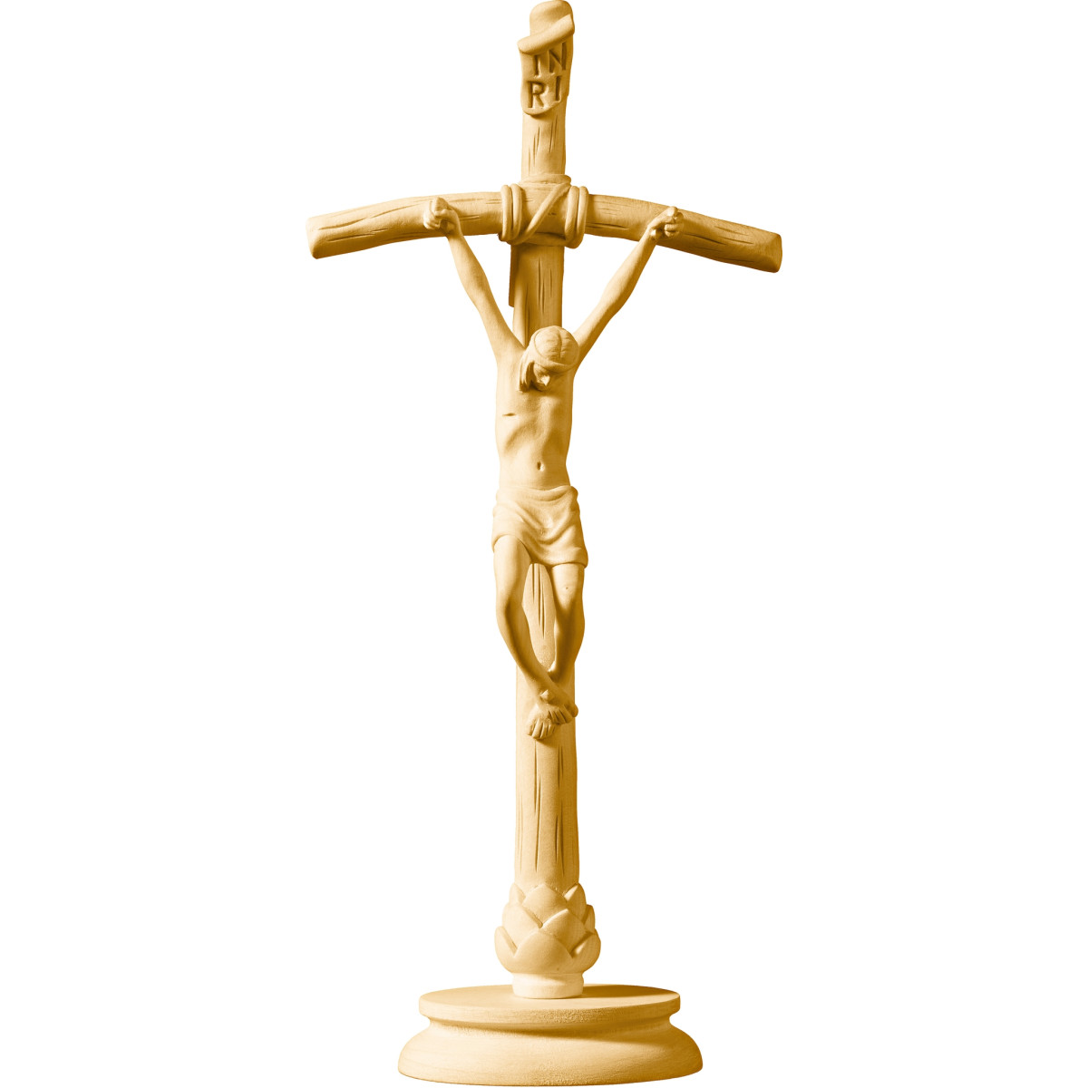 Crucifijo San Juan Pablo II en pedestal