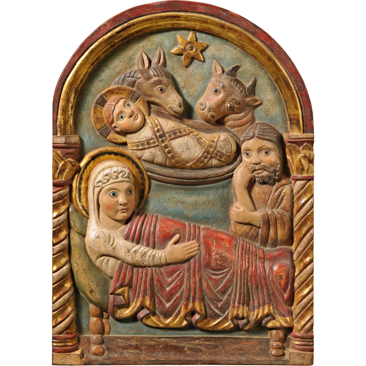 Natividad relieve románica Original Bergland