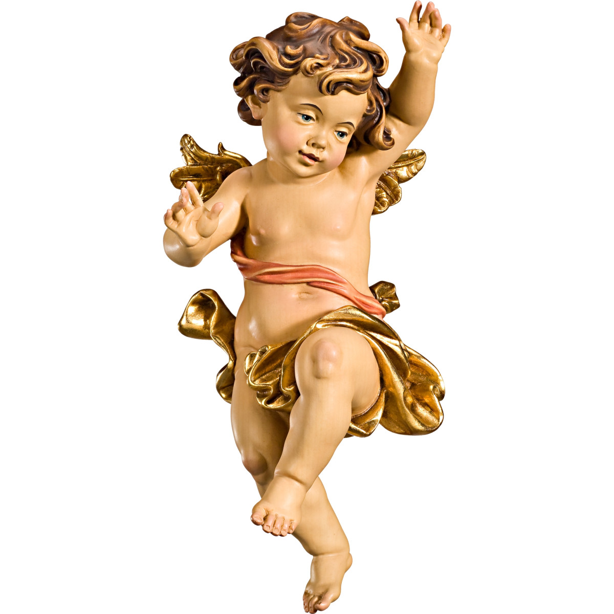 Putto Bergland esquerdo em madeira | Bergland